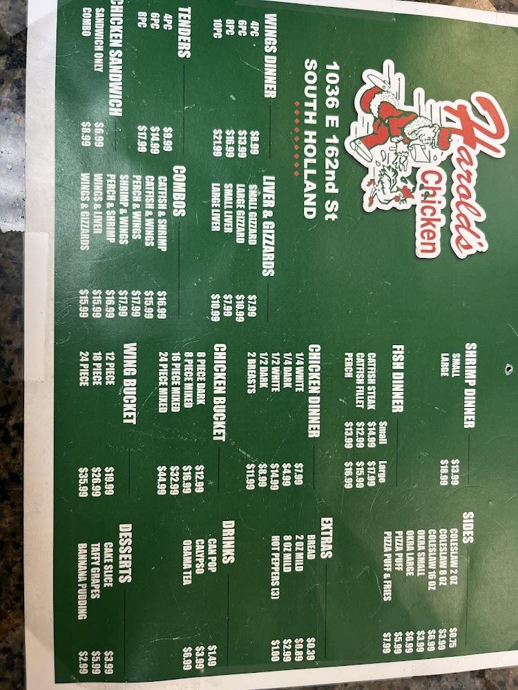 Harold's Chicken of South Holland Menu image 2